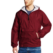 Classic style kangaroo pocket hoody windproof men windbreaker jacket